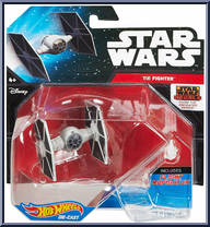 TIE Fighter (Rebels) from Star Wars - Hot Wheels Starships - Black Card / White Letters manufactured by Mattel [Front]